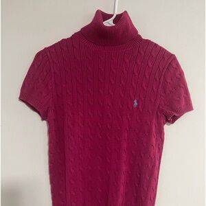 VINTAGE RALPH LAUREN POLO SPORT Logo GIRLS Sweater DRESS MOUNTAIN Girl SZ LG/8